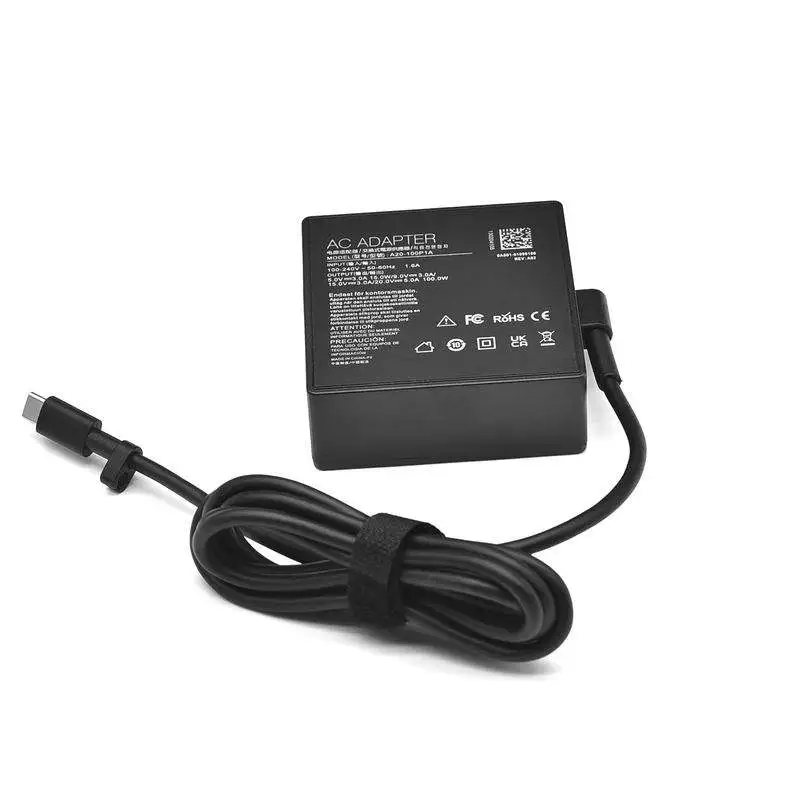Adaptador de corriente tipo C PD USB C de 100W 20V 5A para computadora portátil Asus