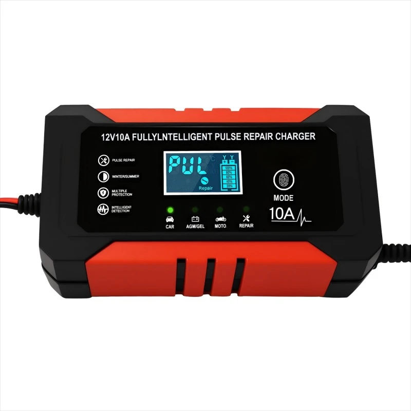 Cargador de batería inteligente multifuncional de 12V 10A