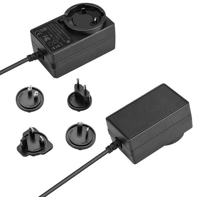 Adaptador de corriente intercambiable de 12V 2A