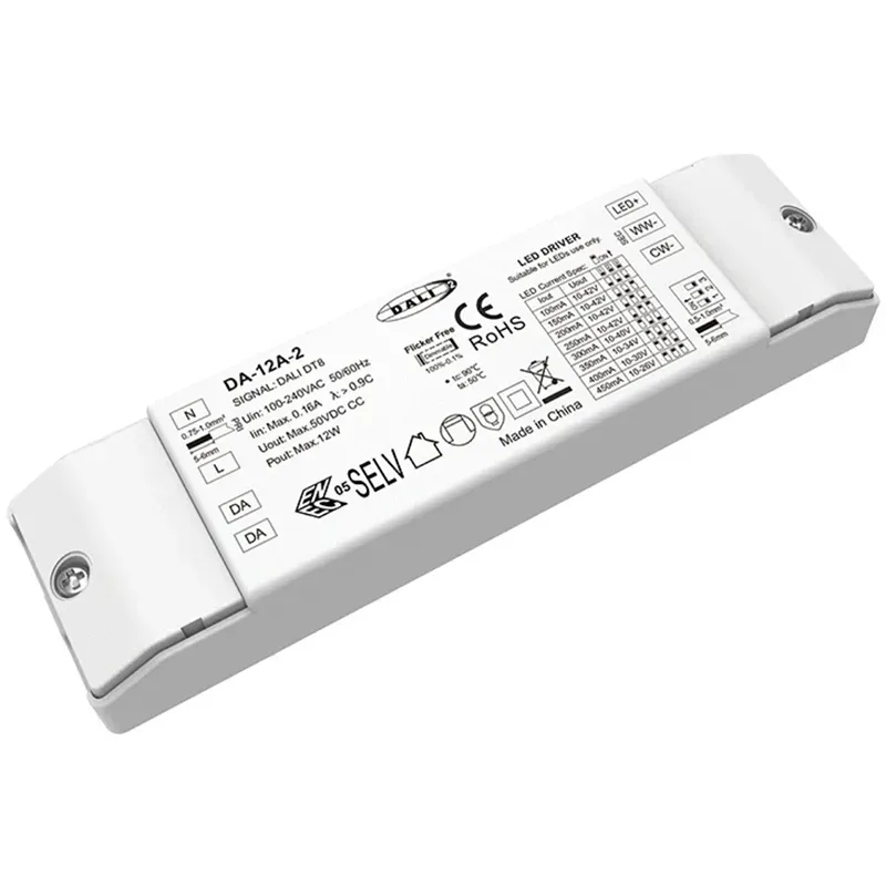 Controlador LED regulable 12W DALI CW WW CCT