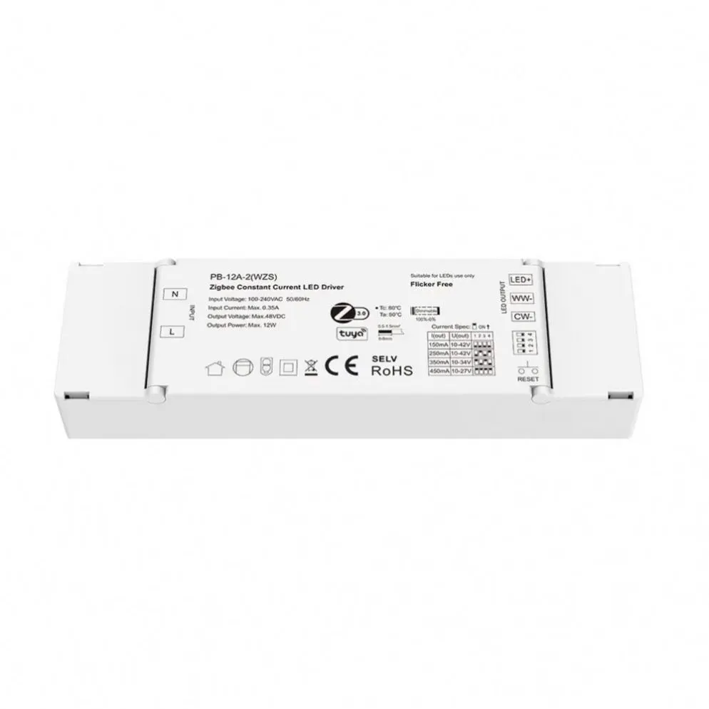 Controladores LED regulables TUYA Zigbee CCT de 12 W
