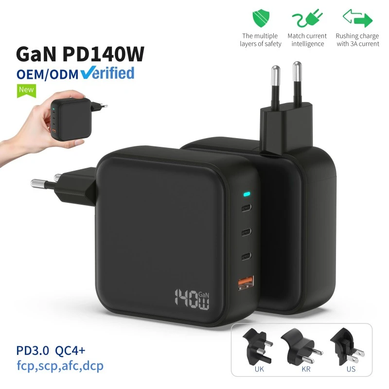 Cargador PD GaN de 140W