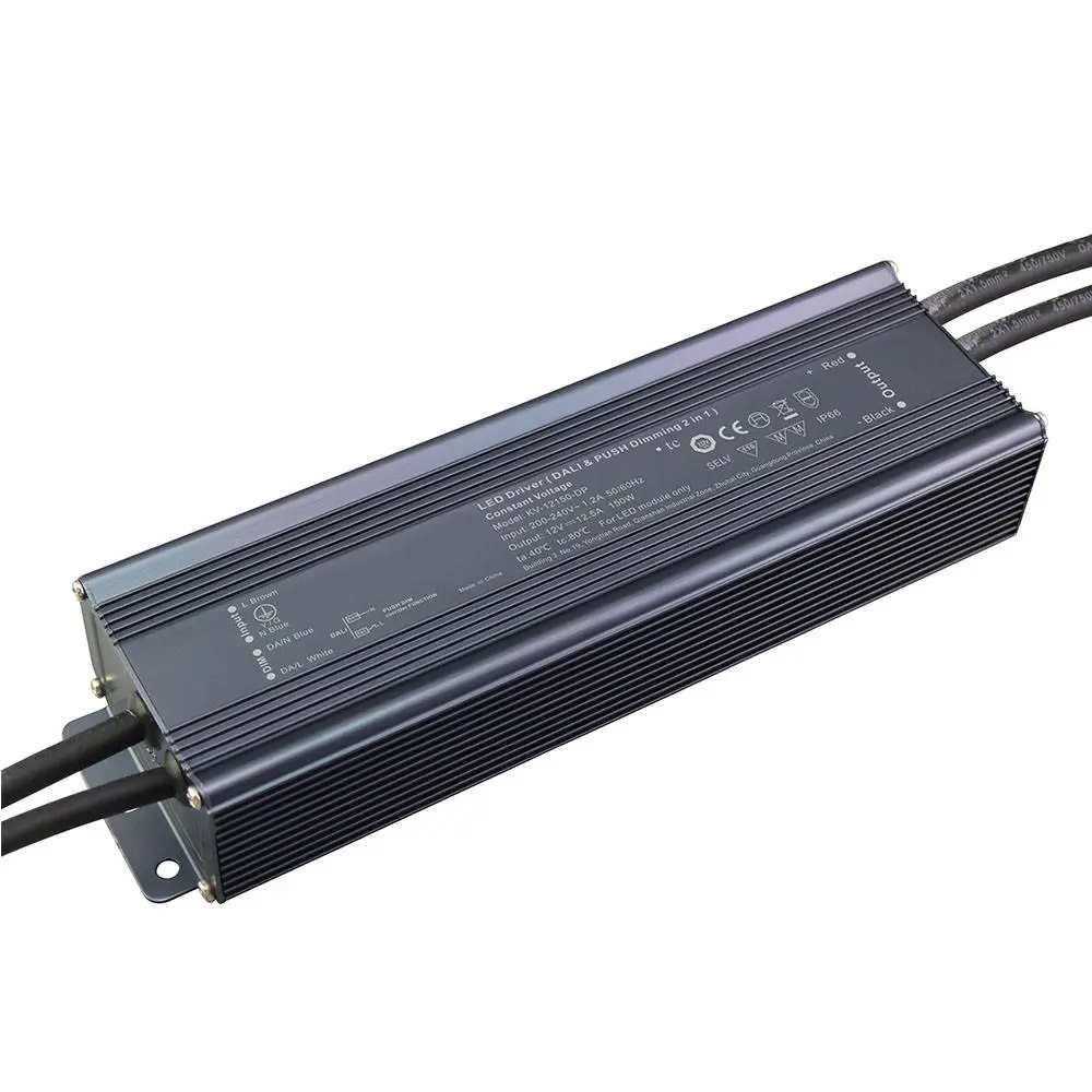 Controlador LED de atenuación de voltaje constante DALI de 150 W