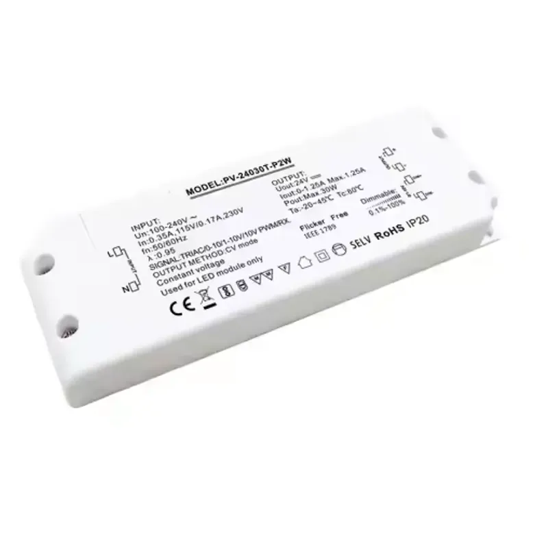 ¿Por qué el controlador LED con atenuación Triac de voltaje constante de 30 W es la opción óptima para soluciones de iluminación modernas?