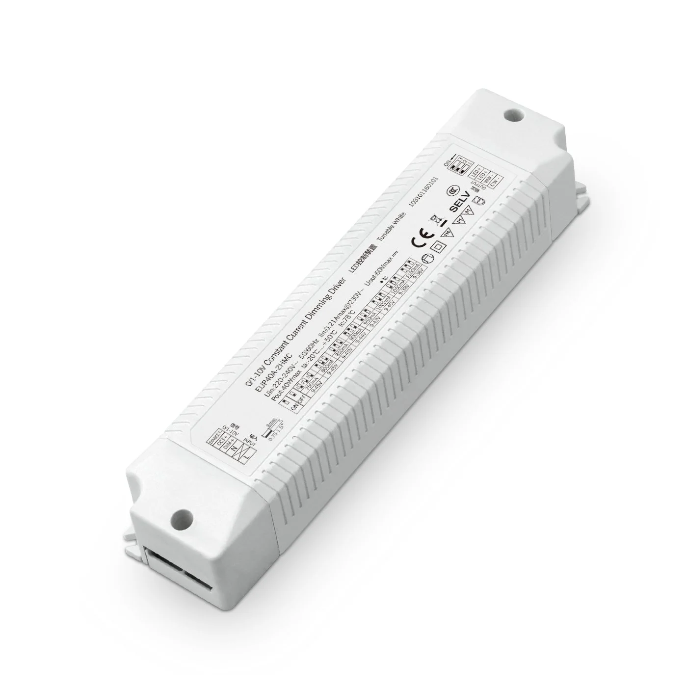 Controlador LED regulable CCT de corriente constante de 40W 0-10V