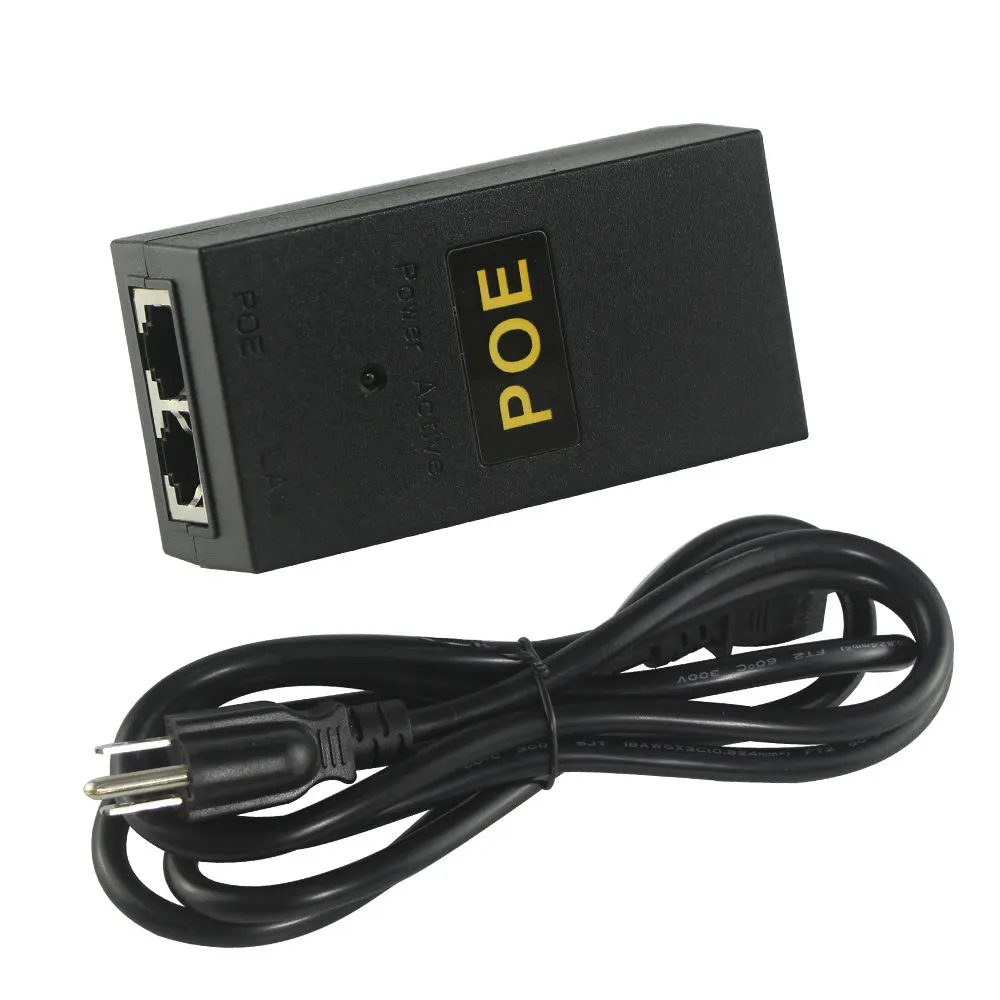 Adaptador de inyector POE de escritorio de 48V 0.5A