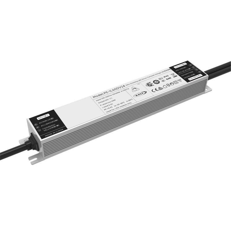 Controlador LED regulable DALI de voltaje constante de 60 W