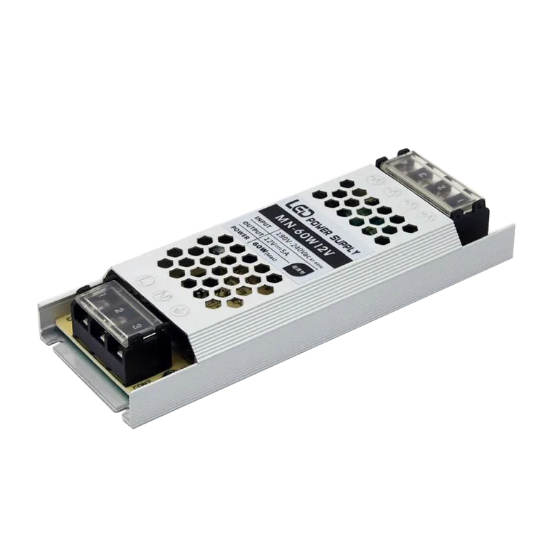 Fuente de alimentación de conmutación ultra delgada de 60W