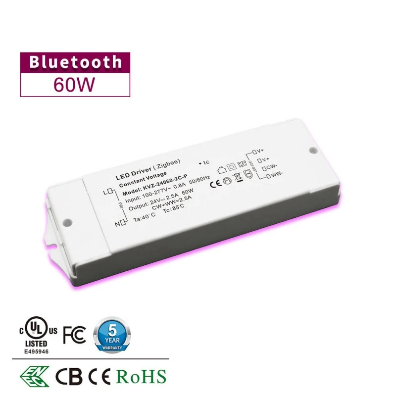 Controlador LED regulable inalámbrico Zigbee de 60 W